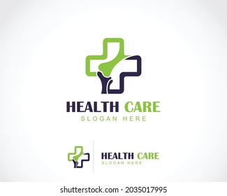 health care logo creative bone logo plus clinic hospital design concept sign symbol