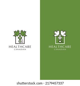 Health care logo design icon template