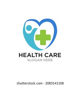 Health Care Logo Design Vector Template Stock Vector (Royalty Free ...