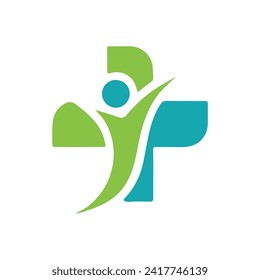 Health care logo design vector.