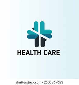 health care logo design vector symbol icon illustration