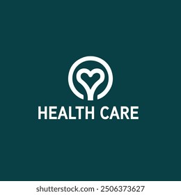 health care logo design vector symbol icon illustration