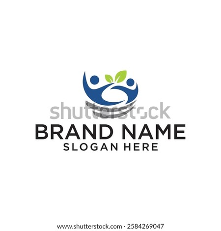 health care logo design vector, editable eps 10