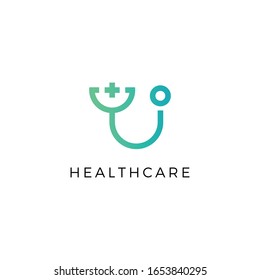 Health care logo icon vector.
