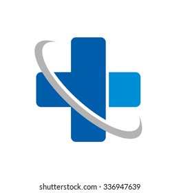 health care logo template. cross logo vector.