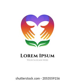 Health care logo template ready for use