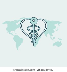 Health and Care Logo Vector Design
