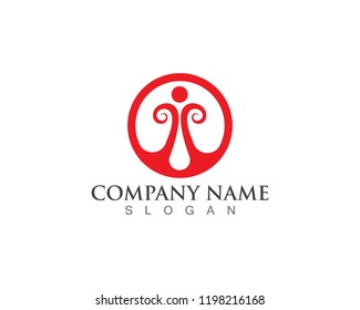 Health care logo vector template