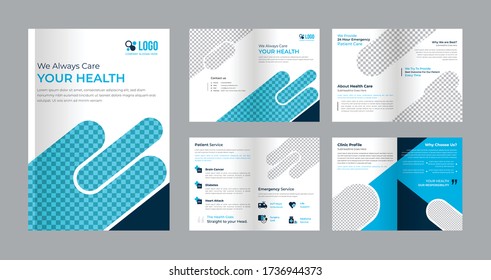 Health care & medical brochure template	