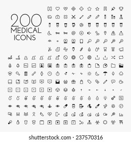 Health Care & Medical Icon Set