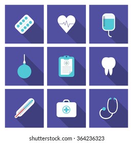 health care and medical icons. vector illustration