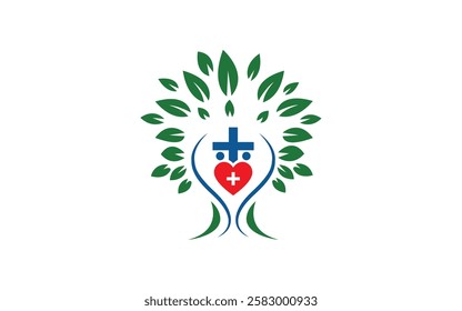 Health care medical logo vector design