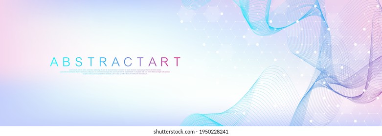 Health Care And Medical Pattern Innovation Concept Science Background Design. Abstract Geometric Hexagons Shape Medicine And Science Background. Vector Illustration