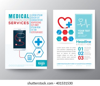 Health Care And Medical Poster Brochure Flyer Design Layout Vector Template In A4 Size