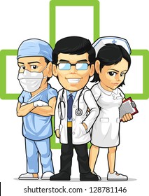 Health Care or Medical Staff - Doctor, Nurse, & Surgeon