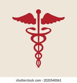 
health care pictogram heal doctor serpent