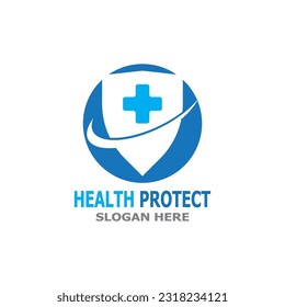 Health care protect medicine  logo vector template