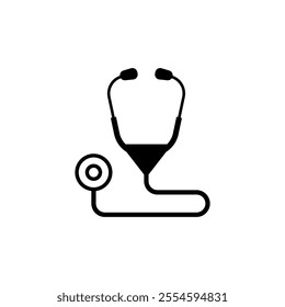 health care stethoscope icon. Medical health care icon design.