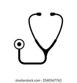 health care stethoscope icon. Medical health care icon design.