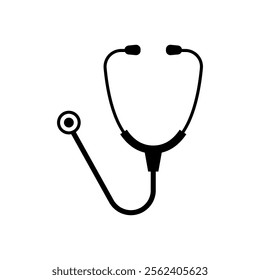 health care stethoscope icon. Medical health care icon design.