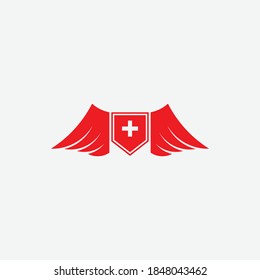 Health Care Vector Logo Template. Medical health-care logo design template.