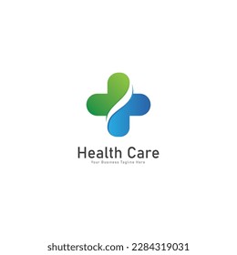 health care vector logo template. medical health care logo design template