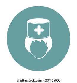 Health care worker. Icon.