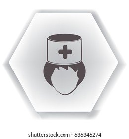 Health care worker. Icon.