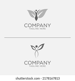 HEALTH CARE, YOGA,GYMNASTICS TEMPLATE LOGO