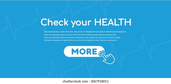 Health check concept, medical concept background