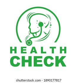 Health Check Logo Design Vector