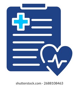 Health Check - einfache Vektorsymbol-Sammlung
