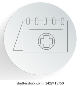 Health checkup icon. Health care concept. Vector illustration.
