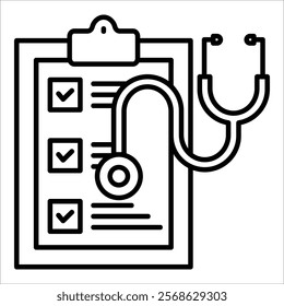 Health Checkup Icon Element For Design