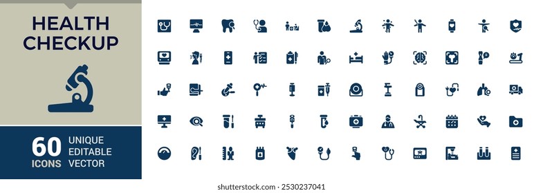 Systemdiagnose durchgezogene Symbole. Verbunden mit Gesundheitswesen, Temperaturprüfung, Symptome und mehr gefüllte Icon-Sammlung. Bearbeitbares und Pixel perfektes flaches Ikonenpaket. Vektorgrafik.