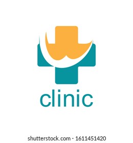 Health clinic logo symbol icon