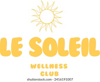 Health Club Wellness Club Athletics Bubble Retro Varsity College The Hamptons Malibu California Sun USA Trending Script Slogan Graphic Tee t-shirt logo artwork typography tote badge emblem crest 