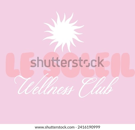 Health Club Wellness Club Athletics Bubble Retro Varsity College The Hamptons Malibu California Sun USA Trending Script Slogan Graphic Tee t-shirt logo artwork typography tote badge emblem crest 