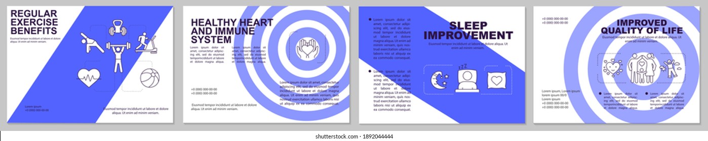 Health condition brochure template. Sleep improvement. Life quality. Flyer, booklet, leaflet print, cover design with linear icons. Vector layouts for magazines, annual reports, advertising posters