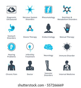 Health Conditions & Diseases Icons
