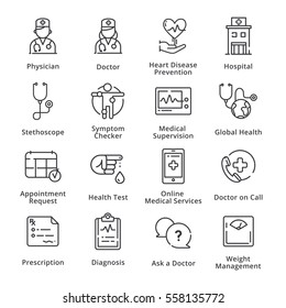 Health Conditions & Diseases Icons
