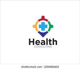 health consulting logo designs for medical consult and heath service