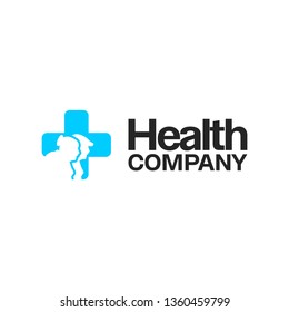health cross elderly logo icon sign symbol vector eps 10