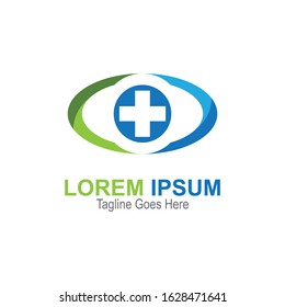 Health Cross logo and symbol template vector icon