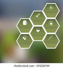 Health dangers vector illustration