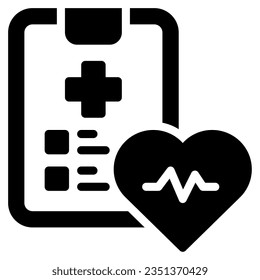 Symbol für Gesundheitsdatenanalyse für uiux, Infografik usw.