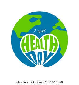 Health day design. Vector illustration