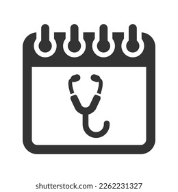 Health day icon, Vector Graphics