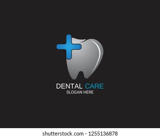 Health dental care logo template