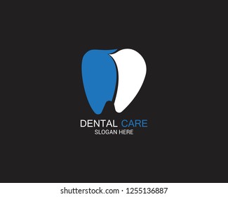 Health dental care logo template